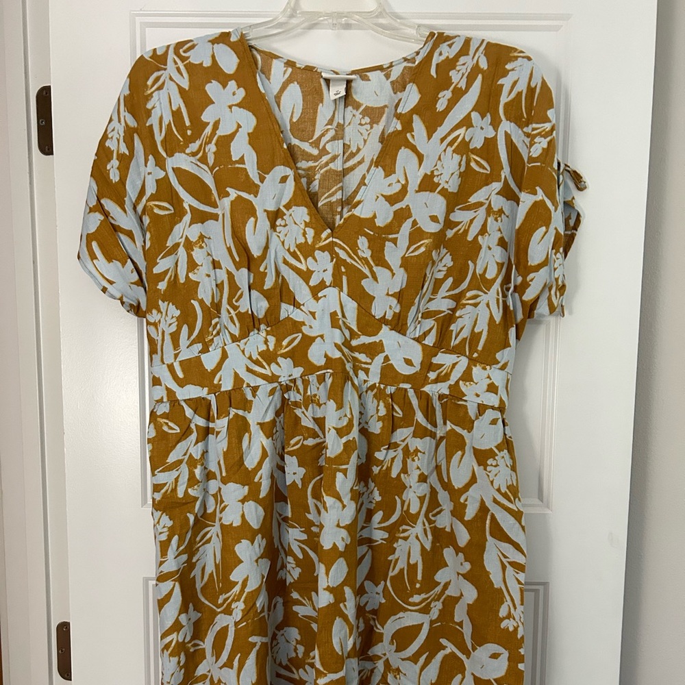 Summer cotton/linen dress